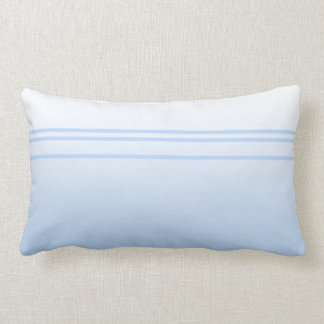 Coussin Rectangle Conception élégante simple bleu-clair