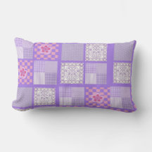 Conception en Patchwork rose et violet