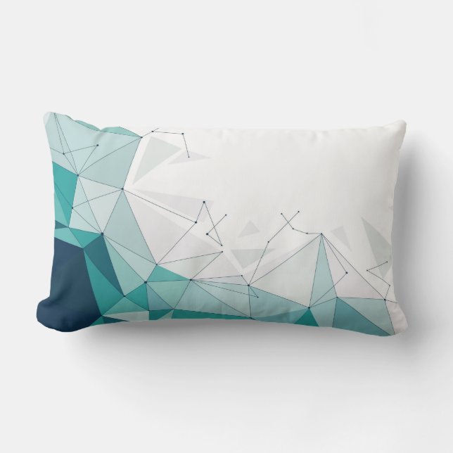 Coussin Rectangle Conception géométrique (Recto)