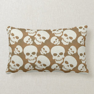 Coussin Rectangle Conception graphique de motif de crâne