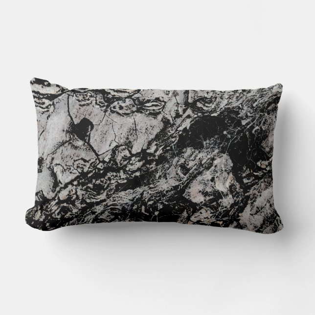 Coussin Rectangle Conception sale abstraite (Recto)