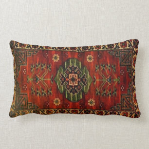 Coussin Rectangle Conception vintage du 19ème siècle 237 de tapis