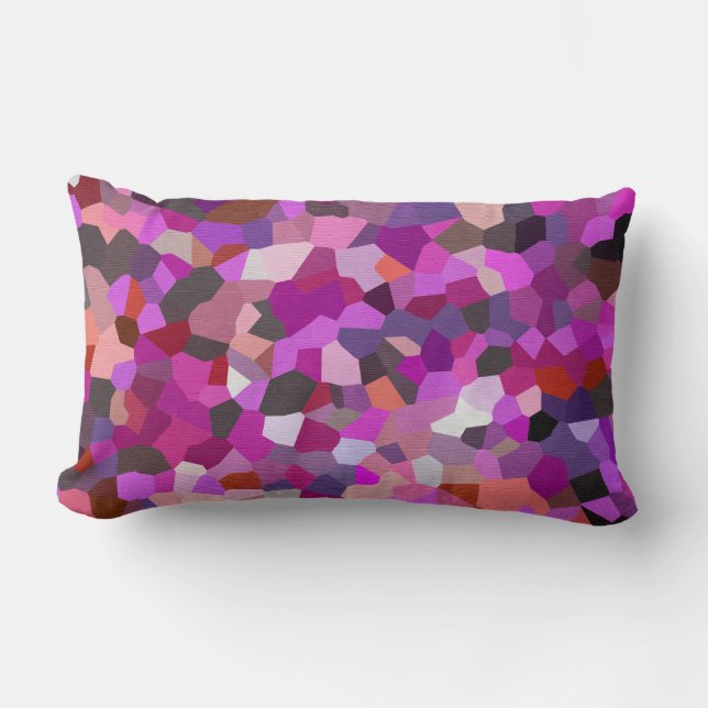 Coussin Rectangle Confetti Magenta Mind (Recto)