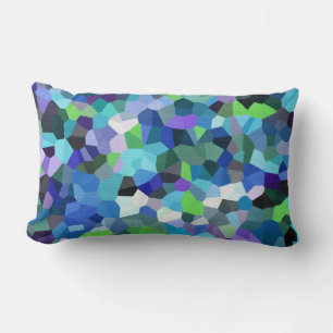Coussin Rectangle Confettis Bleus Violets