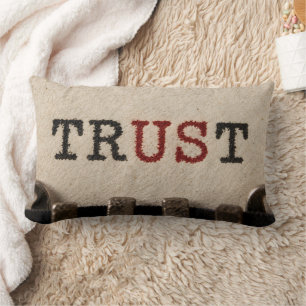 Coussin Rectangle Confiance