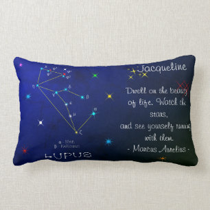 Coussin Rectangle Constellation de l'Hémisphère Sud