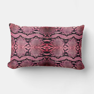 Coussin Rectangle Constricts Bois Roses Snakeskin Exotique