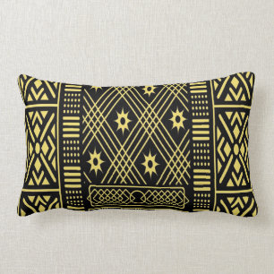 Coussin Rectangle Contemporain : Conception africaine de style