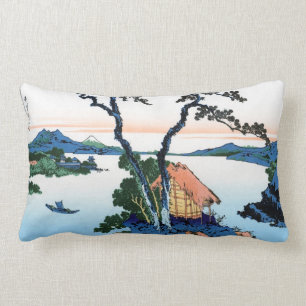 Coussin Rectangle Cool oriental japonais Hokusai Fuji View paysage