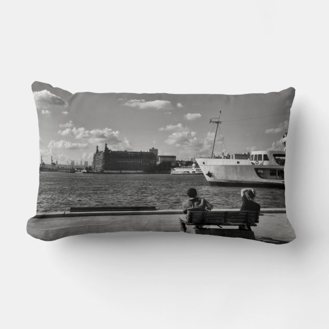 Coussin Rectangle Cool, photo urbaine de vie à Istanbul (Recto)