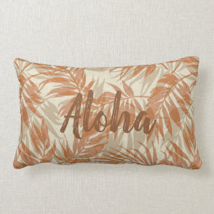 Coussin Rectangle Coordonnées des Spas tropicaux - Palmes d'Areca ré