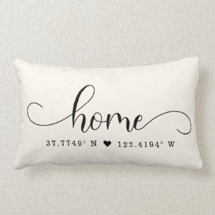 Coussin Rectangle Coordonnées personnalisées de script personnalisé 