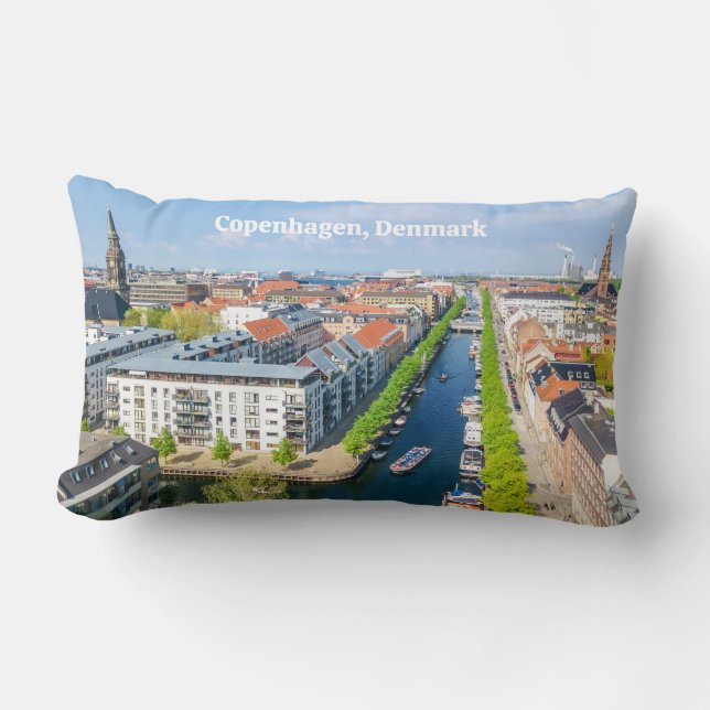 Coussin Rectangle Copenhague Danemark (Recto)
