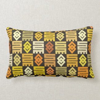 Coussin Rectangle Copie africaine avec des symboles signicatifs