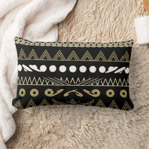 Coussin Rectangle Copie tribale abstraite d'Africain