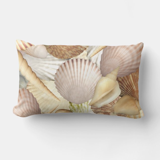 Coussin Rectangle Coquillages (Recto)