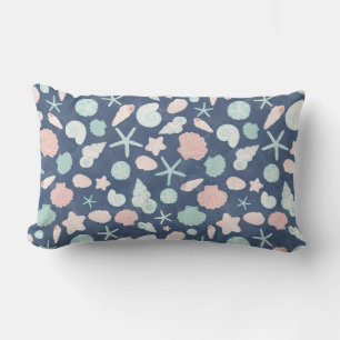 Coussin Rectangle Coquillages Côtiers Plage & Océan Design