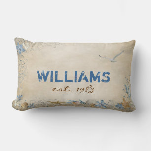 Coussin Rectangle Coquillages et écrevisses