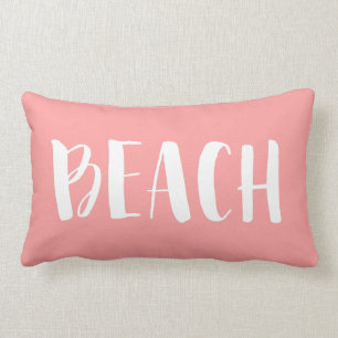 Coussin Rectangle Coral Beach House Bande Nautique