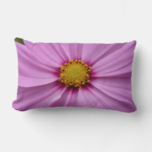 Coussin Rectangle Cosmos rose Fleur sauvage Floral