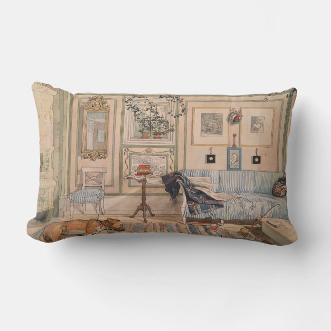Coussin Rectangle Cosy Corner (par Carl Larsson) (Recto)
