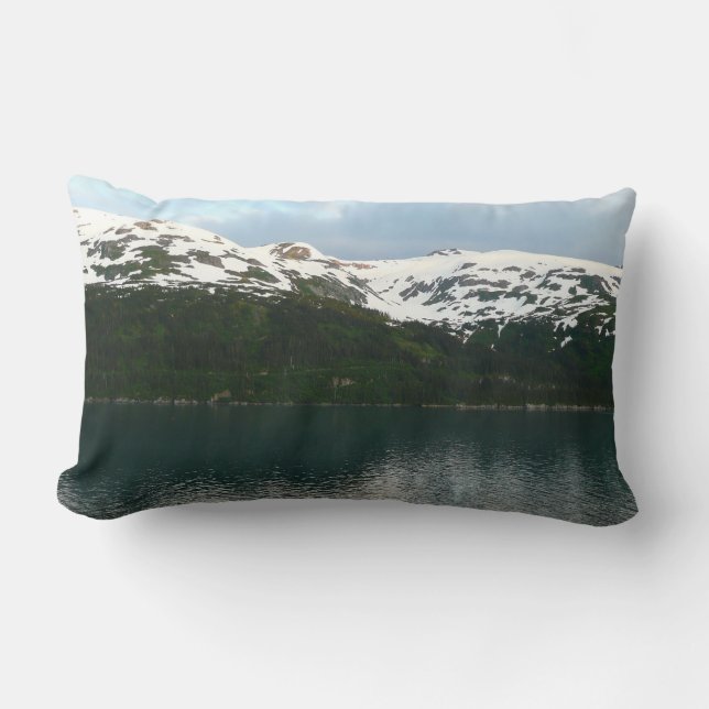 Coussin Rectangle Côte de l'Alaska à Dusk (Recto)