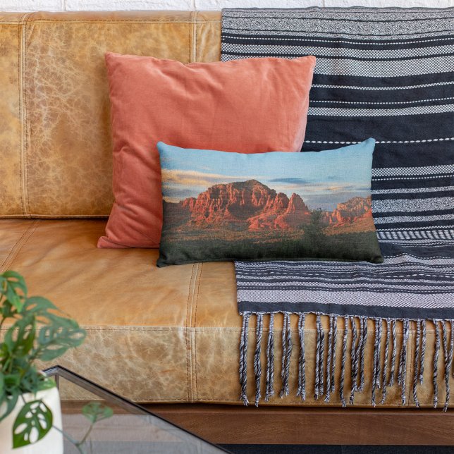 Coussin Rectangle Coucher de soleil de Sedona (Créateur téléchargé)