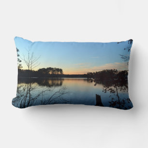 Coussin Rectangle Coucher de soleil "Presque parti" par Shirley Tayl