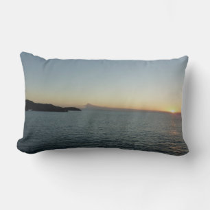 Coussin Rectangle Coucher de soleil sur la mer de l'île Antigua II