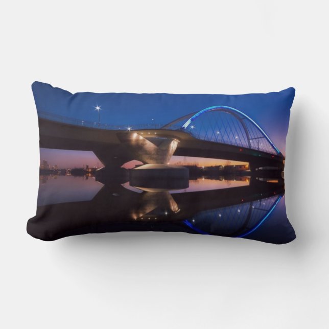 Coussin Rectangle Coucher du soleil de Lowry (Recto)