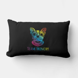 Coussin Rectangle couleur arc-en-ciel cadeau taureau français