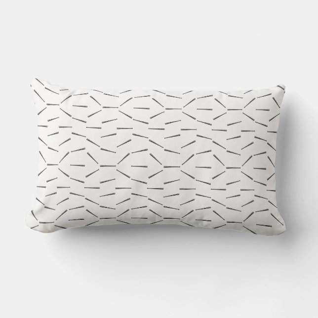 Coussin Rectangle COULEUR ARRIÈRE - PLAN DES Bats DE Baseball ÉPARGN (Recto)