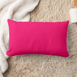 Coussin Rectangle Couleur rose chaude