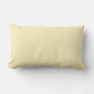 Coussin Rectangle Couleur solide blonde