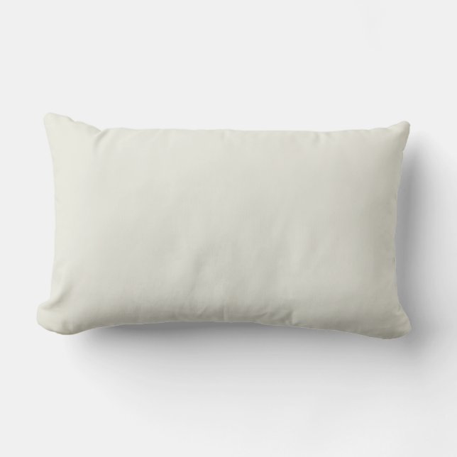 Coussin Rectangle Couleur solide de la colombe blanche (Recto)
