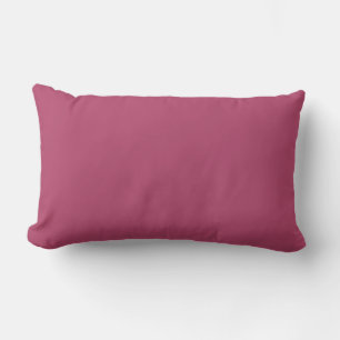 Coussin Rectangle Couleur solide Rose framboise