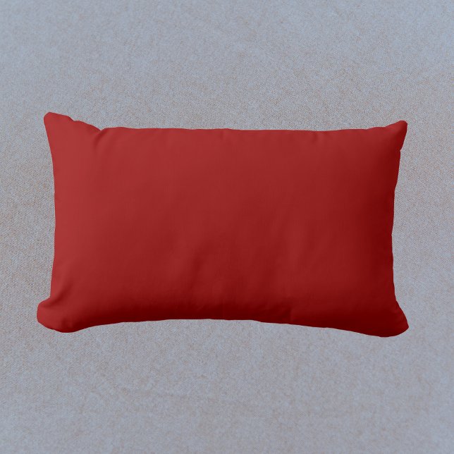 Coussin Rectangle Couleur solide rouge Crimson (Créateur téléchargé)