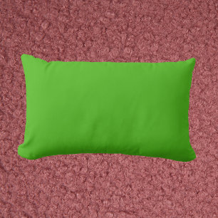 Coussin Rectangle Couleur solide verte Kelly