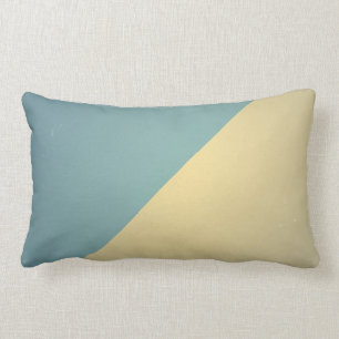Coussin Rectangle CouleurBloc de couleur vintage Turquoise Blue Crea