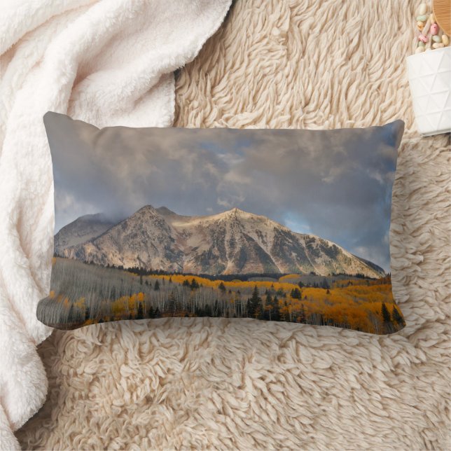 Coussin Rectangle Couleurs d'automne des peupliers trembles, Keebler (Couverture)
