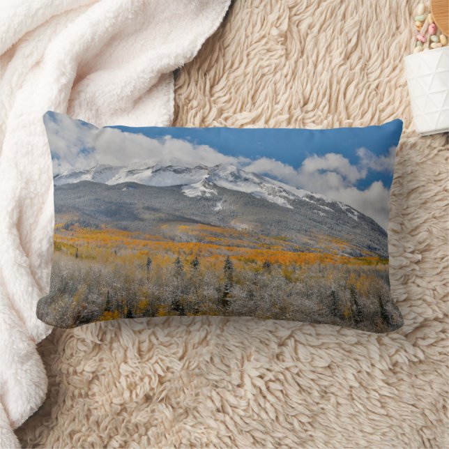 Coussin Rectangle Couleurs d'automne des peupliers trembles &  | Mon (Couverture)