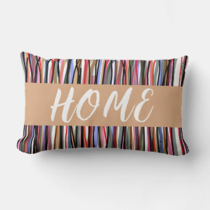 Coussin Rectangle Couleurs magiques uniques dessinées à la main Déco