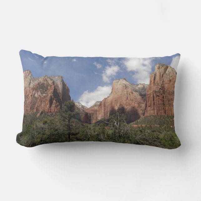 Coussin Rectangle Cour des Patriarches II au parc national de Zion (Recto)