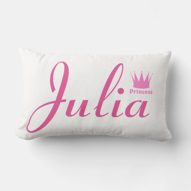 Coussin Rectangle Couronne de la princesse (Recto)