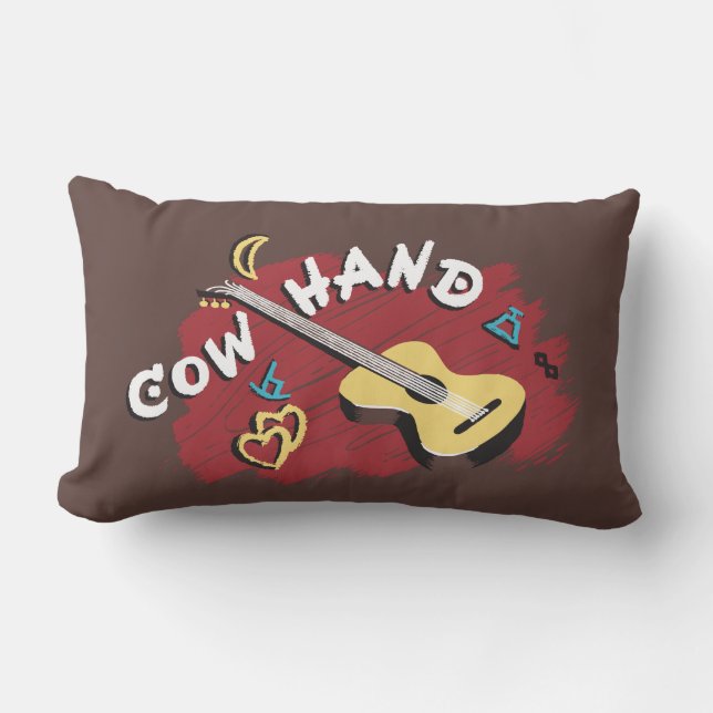Coussin Rectangle Cowboy (Recto)