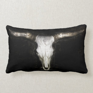 Coussin Rectangle Crâne de vache