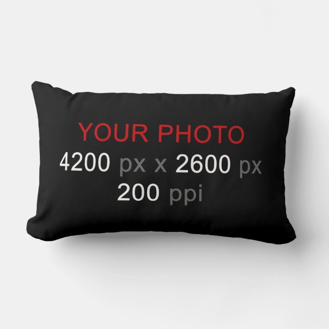 Coussin Rectangle Création personnelle (Recto)