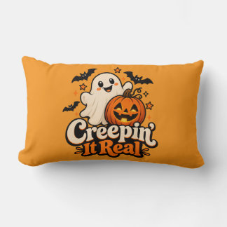 Coussin Rectangle « Creepin' It Real » Lumbar Enfant pour Halloween