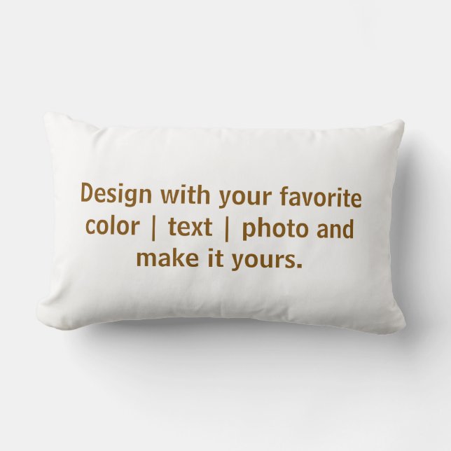 Coussin Rectangle Créez votre personnalisation 33 x 53 cm (Recto)