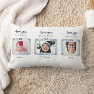 Coussin Rectangle Créez Votre Propre J'adore Ma Grand-Mère 3 Photo M